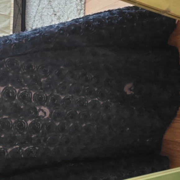 NWT VIOLET WEEKEND Rosette Soutache Tie Waist Gown, Junior's 11/Women's 4  *PM* - Picture 4 of 7